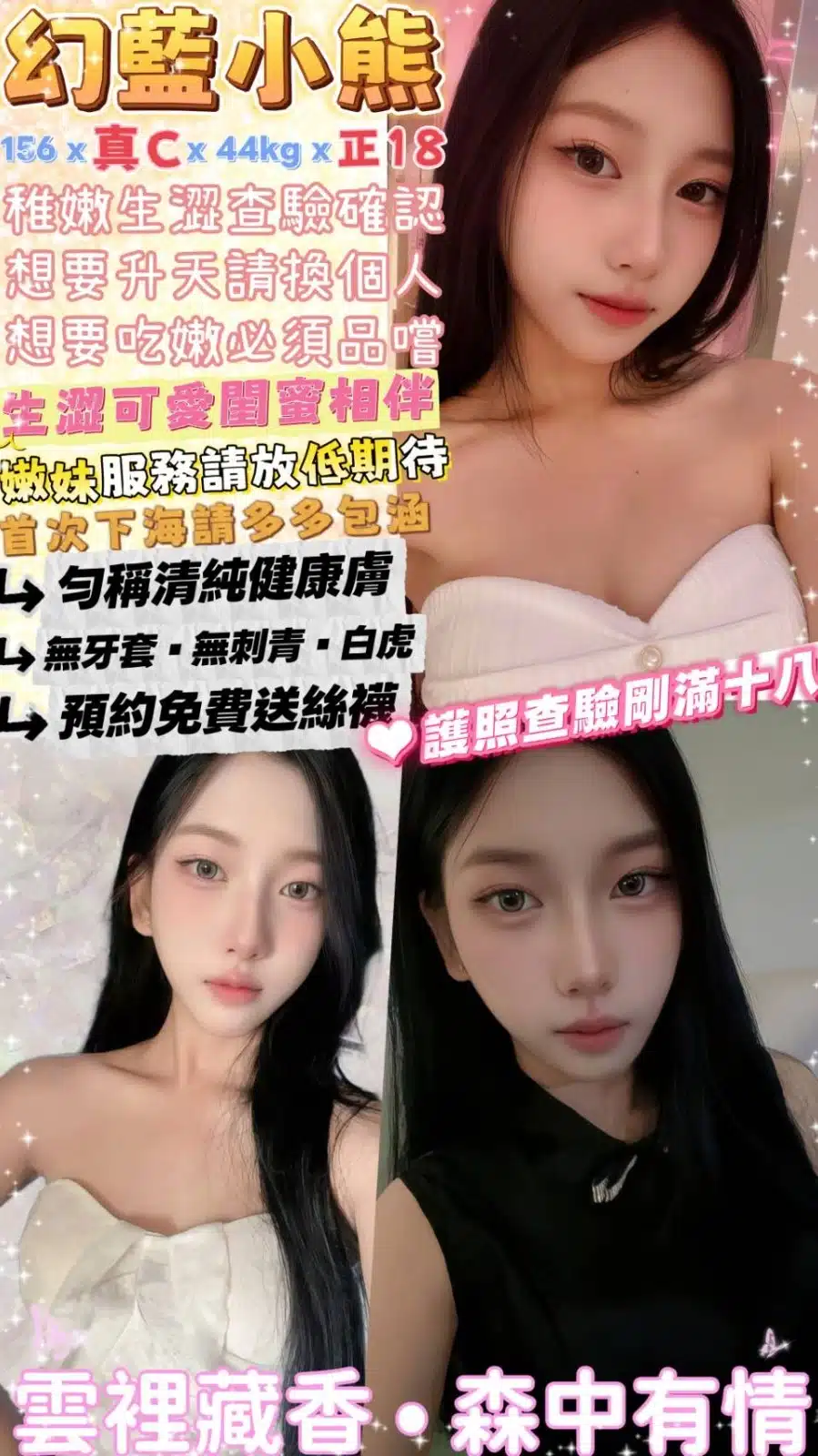 台北定點茶-幻藍小熊/156/44/18/C